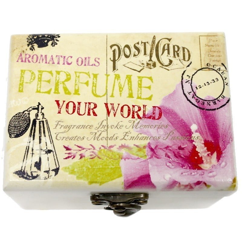 Caixa de aromaterapia para 06 óleos