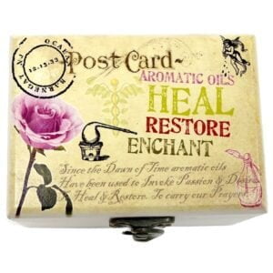 Caixa de aromaterapia para 06 óleos