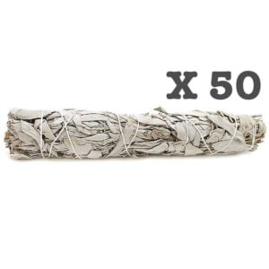 Tocha de Sálvia Branca 22Cm (50 Unidades)