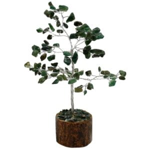 Árvore da Felicidade 100 Pedras Fuchsita Verde