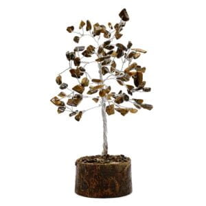 Árvore da Felicidade 100 Pedras Olho de Tigre