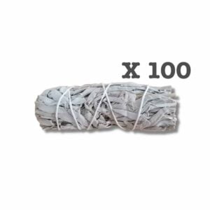 Tocha de Sálvia Branca 10cm (100 Unidades)
