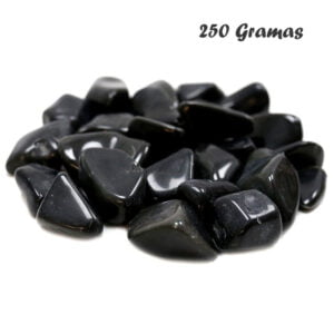 Pedra Rodada Obsidiana Negra (250 Gramas)