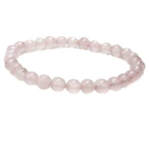 Pulseira Quartzo rosa (6mm)