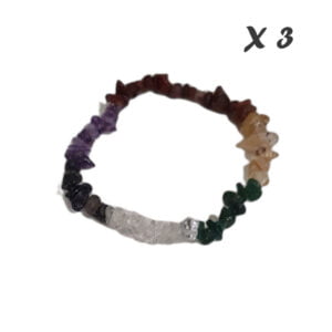 Pulseira chip 7 Chakras x3