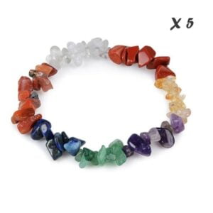 Pulseira chip Multicolorida x5