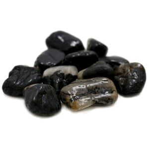 Pedra Rodada Quartzo com Turmalina