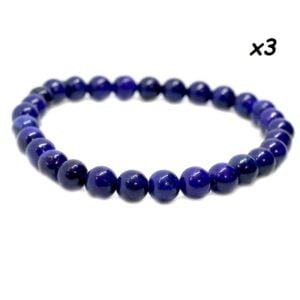 Pulseira Lápis Lázuli (6mm) x3