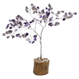 Árvore da Felicidade 100 Pedras Ametista