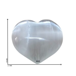 Coração de Selenite M 7cm