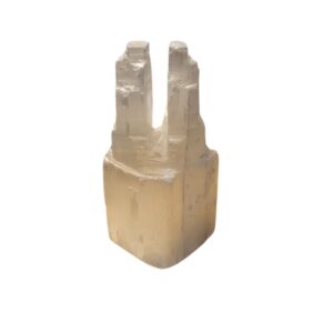 Torre de selenite S 10cm Dupla