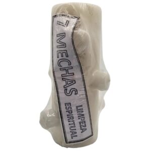 Vela de 7 Mechas Branca