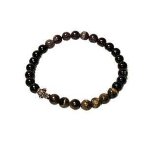 Pulseira Serenidade Ametista - Hematite
