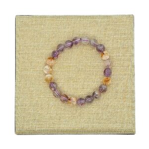 Pulseira Ametrino Qualidade Extra (8mm)