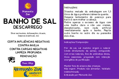 Banho de Sal Descarrego