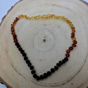 Colar de âmbar Barroco degradé Infantil